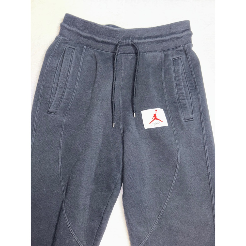 Jordan Flight Fleece Sweatpants Washed Black CV7795-010 Womens XS Joggers